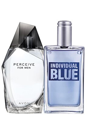 Perceive Erkek Parfüm 100 Ml. ve Individual Blue Erkek Parfüm 75 Ml. İkili Paket