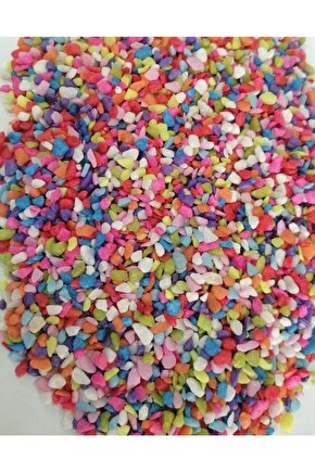 Renkli Çakıl Taşı 1 Kg
