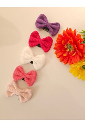 5 Adet Kız Bebek Saçlı & Saçsız Toka Kız Bebek Tokası