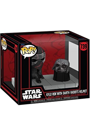 Pop! Deluxe: Yıldız Savaşları: Yıldız Savaşları Darkside - Darth Vaderın Miğferiyle Kylo Ren