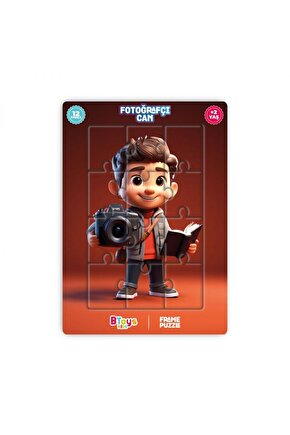 5 Adet Lisanslı 12 Parça Btoys Can Frame Puzzle(5 Adet Puzzle Gönderilecektir.)