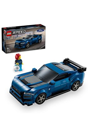® Speed Champions Ford Mustang Dark Horse Spor Araba 76920 - 9+ Oyuncak Yapım Seti (344 Pr)