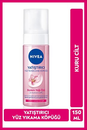 Yatıştırıcı Yüz Yıkama Köpüğü 150ml, Derinlemesine Temizlik, Nemlendirici, Hassas ve Kuru Ciltler