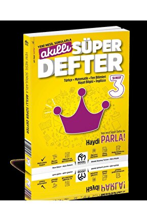 3. Sınıf Akıllı Süper Defter Tüm Dersler
