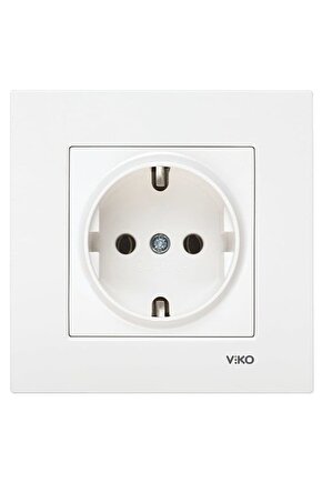 Viko Karre Topraklı Priz Beyaz 90967008