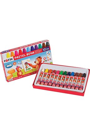 12li Pastel Boya Karton Kutu  34012