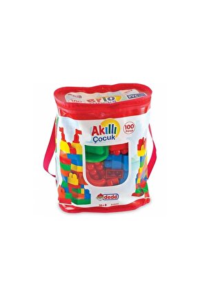 Akıllı Çocuk 100 Parça Torbalı Lego Oyun Seti