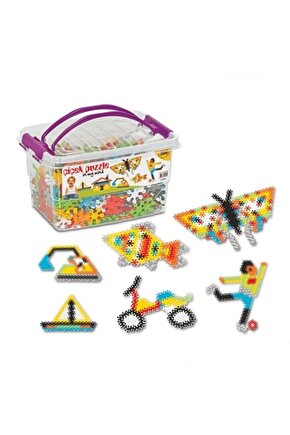 Çiçek Puzzle Box Eğitici Şekiller 500 Parça