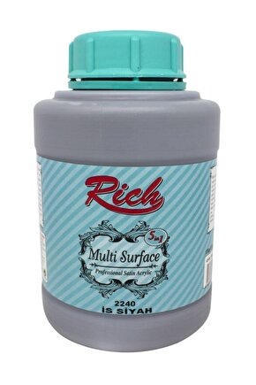 Multi Surface Her Yüzey Için Akrilik Boya 1750 gr. 2240 Is Siyahı