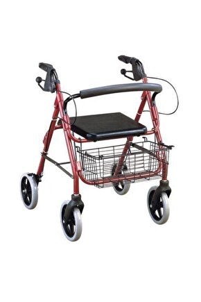 Hasta Yaşlı Yürüteci Lüx Yürüteç Tekerlekli Walker - W965 Tekerlekli Rollatör