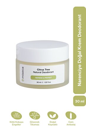 Citrus Tree Doğal Krem Deodorant 30 ml | Limon Portakal Mür