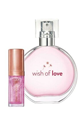 Wish Of Love Kadın Edt + Dudak Bakım Yağı Shimmering Petal Set