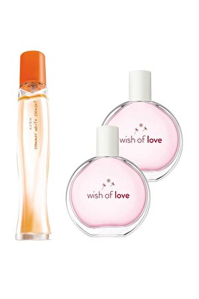 Summer White Tropical Ve 2 Adet Wish Of Love Edt 50 Ml Kadın Parfüm Paketi
