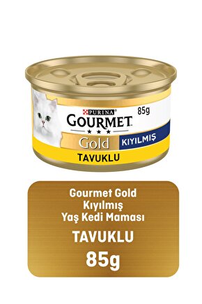 Gold Kıyılmış Tavuklu Kedi Konservesi 85 gr