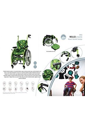 W983 Pediatrik Tekerlekli Sandalye