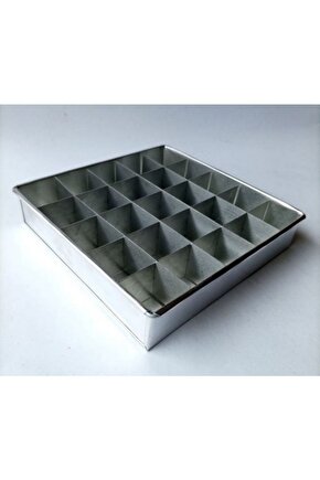 Narkalıp Brownie  Kek Kalıbı Çap 20 x 20cm 36 Dilim