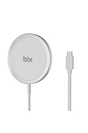 BXMG17 15W Akıllı Telefon, Airpods, Akıllı Saat için Manyetik Kablosuz Hızlı Şarj Cihazı