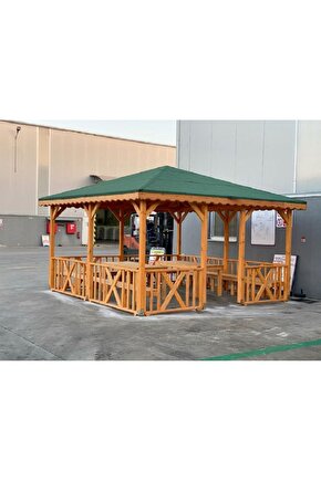 Ahşap Masalı Kamelya, Çardak, Piknik Masası