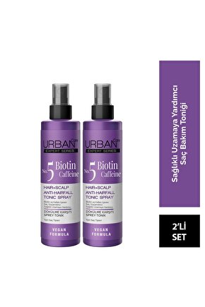 Expert Biotin ve Kafein Dökülme Karşıtı Tonik Seti 2x200ml-vegan