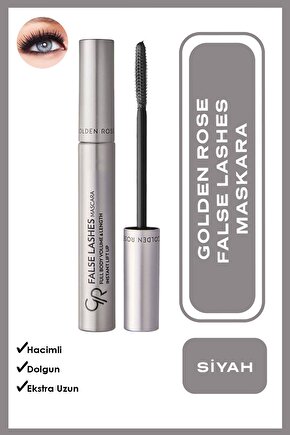 False Lashes Mascara - Black - Hacim Veren Maskara