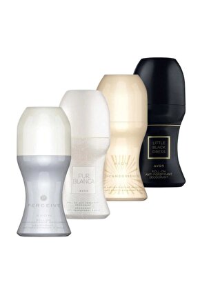 Perceive, Pur Blanca, Incandessence ve Little Black Dress Kadın Rollon Seti