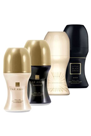 Far Away, Far Away Glamour, Incandessence ve Little Black Dress Kadın Rollon Paketi
