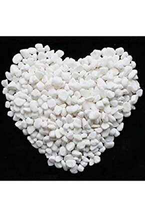 Beyaz Dolomit Taş 5 Kg 1-2 Cm Dere Çakıl Taşı Saksı Taşı Akvaryum Teraryum Taşı Bahçe Taşı 20no.3m