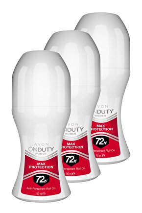 OnDuty Max Protection Kadın Rollon 50 Ml. Üçlü Set