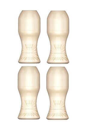Incandessence Kadın Antiperspirant Roll On Deodorant Dörtlü