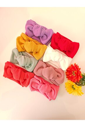 Kız Bebek & Çocuk Kaşkorse 8Li Bandana Set