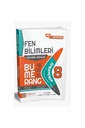 Günay 8.sınıf Bumerang Etkinlikli Fen Bilimleri Akıllı Defter