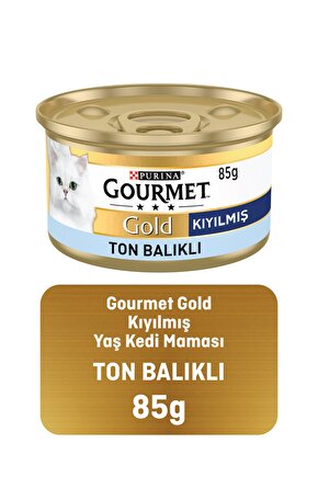 Kıyılmış Ton Balıklı Yetişkin Kedi Konservesi 85 gr