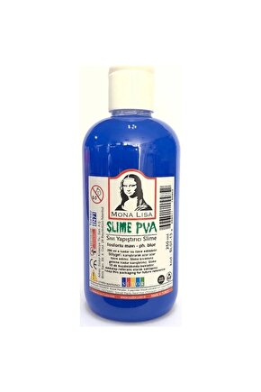 Sl07-13 Slıme Sıvı Yapıştırıcı 250 ml Fosforlu Mavi