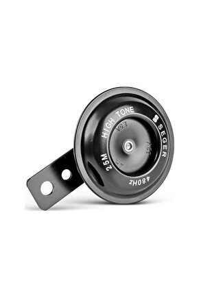 Motorsiklet Kornası 12 Volt  Küçük Kafa  Siyah