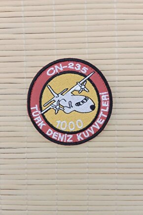 Turk Deniz Kuvvetleri CN 235 1000 Logolu Nakis islemeli Arma