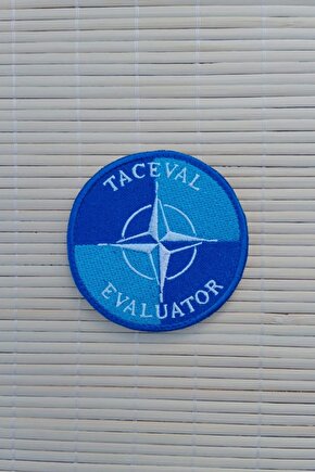 Taceval Evaluator Yazili Nakis islemeli Arma Pec Patch