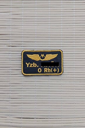 hava kuvvetleri pilot rutbe soyad kan grubu yazili bez isimlikli nakisli brovesi