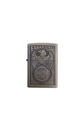 Sari renkli Eagle Series American yazili kabartmali Cakmak