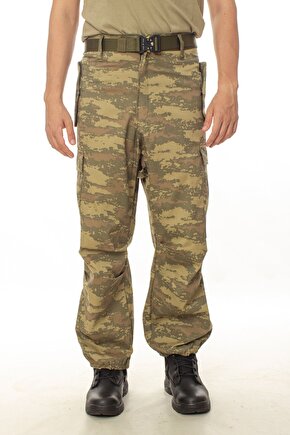Kara Kuvvetleri Kamuflaj Renkli 5 Cepli Airsoft Taktik Avcı Pusu Pantolon
