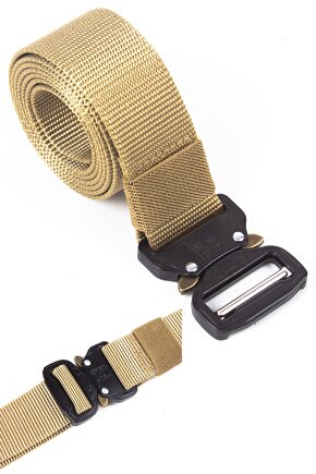 Kobra Model Kum Beji Renkli  5.11 Tactical Metal Tokalı Kaliteli Taktik Kemer Palaska