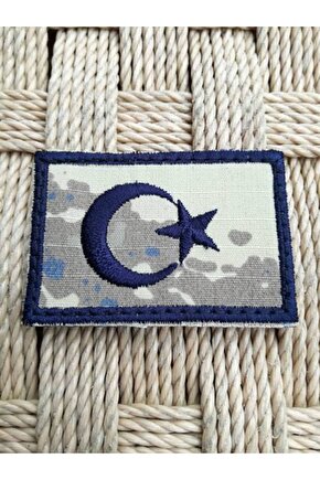 Kamuflaj Renk Ayyildiz Patch Arma Pec