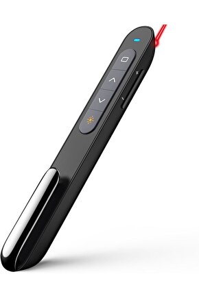 LAZER POİNTER SUNUM KUMANDASI POWERPOİNT SUNUMLAR İÇİN CLİCKER USB WİRELESS KIRMIZI LAZER IŞIKLI