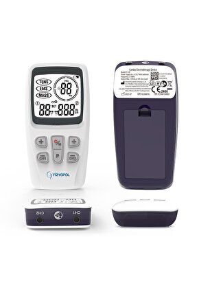 Premium,2 Kanallı Fizik Tedavi Tens Cihazı Dijital Portatif Tens, Ems, Masaj Cihazı