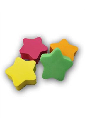 4lü Renkli Föndöten Makyaj Süngeri - 08