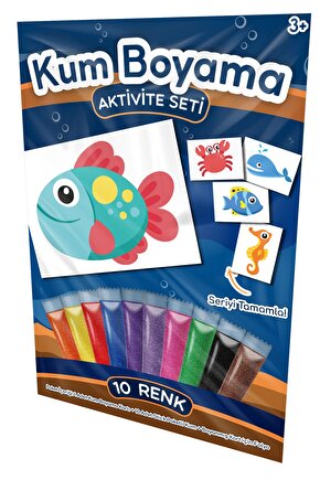 Benekli Balık | Kum Boyama Aktivite Seti