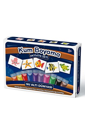 Su Altı Dünyası | Kum Boyama Aktivite Seti 5li Paket