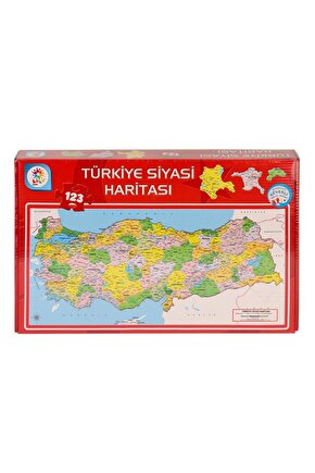 Lsh002 Siyasi Harita Puzzle -laçokids