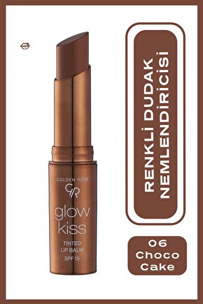 Glow Kiss Tinted Lip Balm No: 06 Choco Cake - Renkli Dudak Nemlendirici