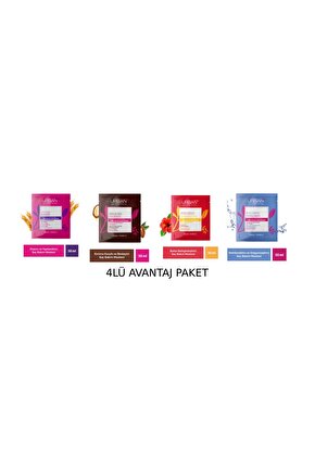 4lü Saç Maskesi Seti 4x50 ml