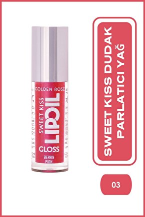 Sweet Kiss Lip Oil Gloss No:03 - Dudak Parlatıcı Yağ